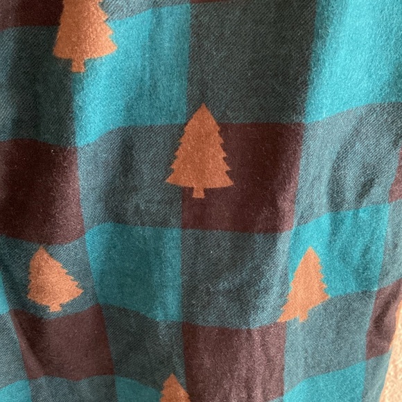 Falls Creek Men Christmas L 100% cotton pj pants and pants with elas - Picture 3 of 7